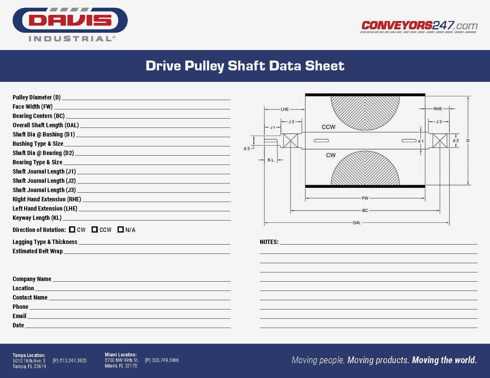 Davis_Drive Pulley Assembly Form