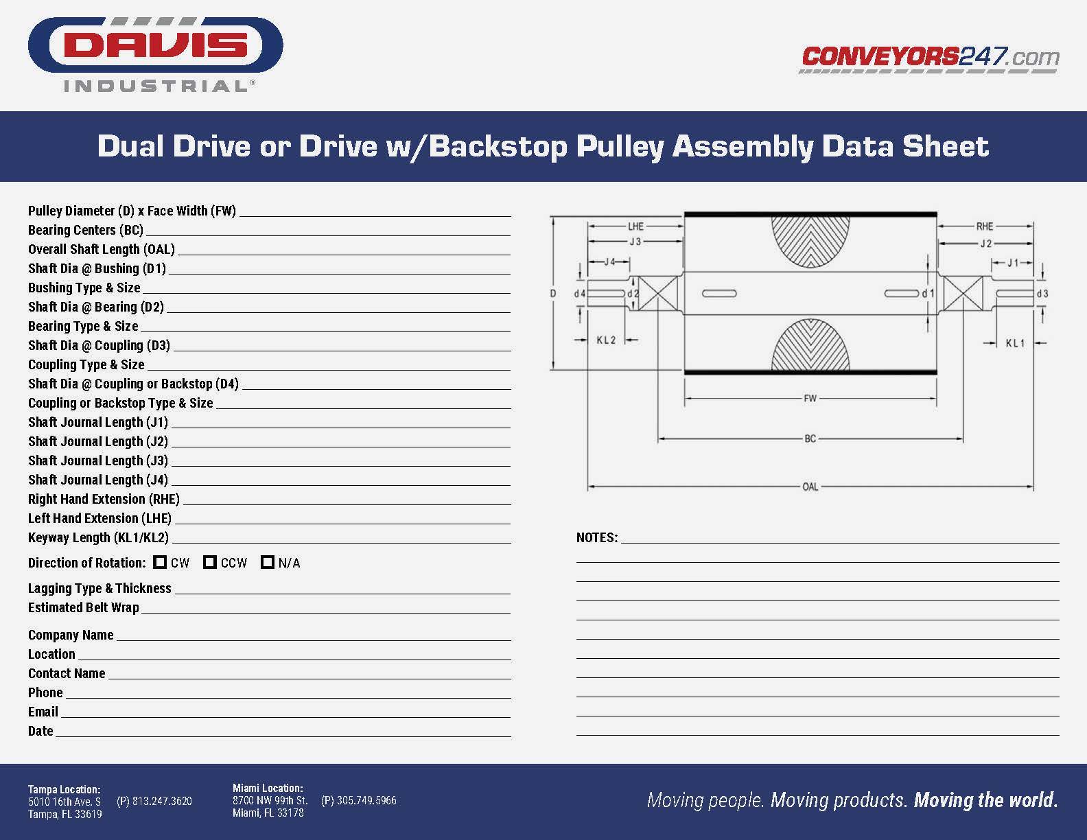 Davis_Dual Drive Backstop Assembly Form