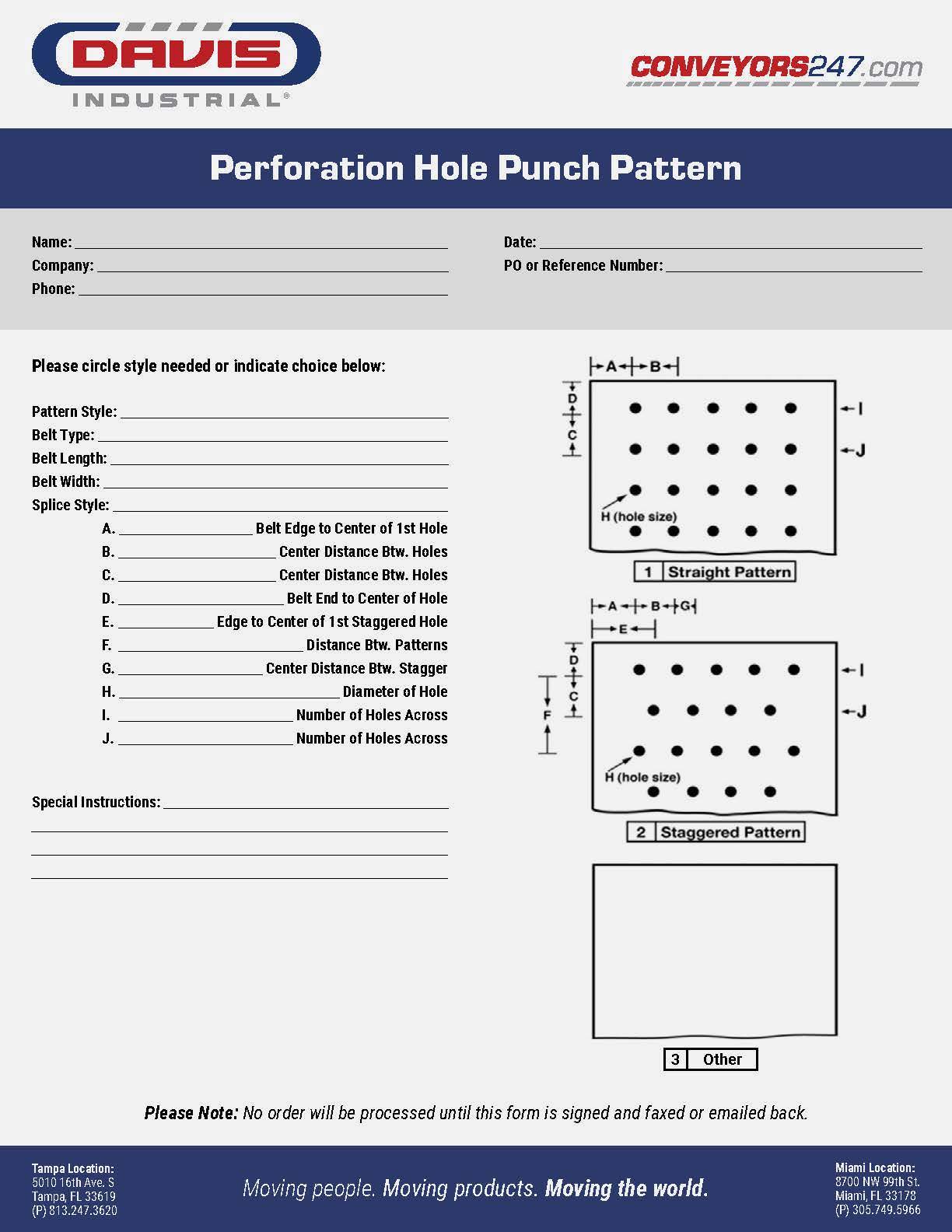 Davis_Perforation Hole Punch Pattern_Form